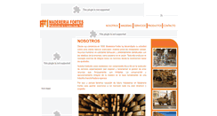 Desktop Screenshot of madereriafortes.com
